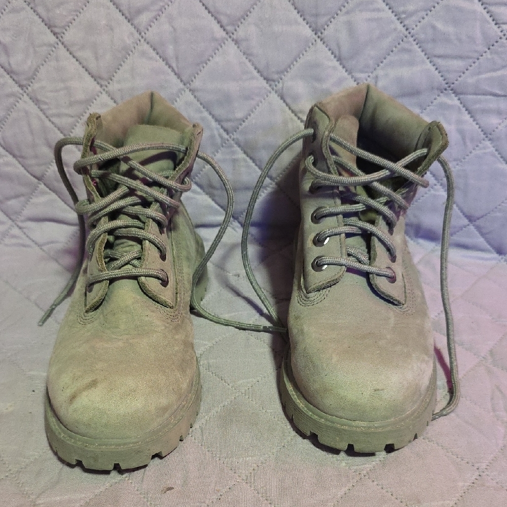 Kids Green Boots
